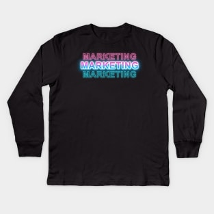 Marketing Kids Long Sleeve T-Shirt